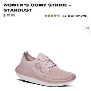 OOFOS Women's Oomys Stride Sneakers - Pink